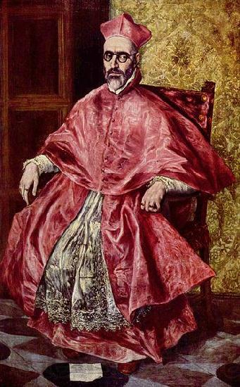 El Greco Portrat des Kardinalinquisitors Don Fernando Nino de Guevara France oil painting art